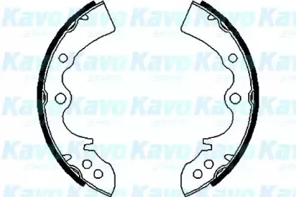 Комплект тормозных колодок KAVO PARTS купить