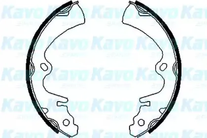 Комплект тормозных колодок KAVO PARTS купить
