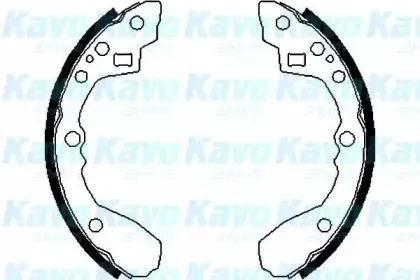 Комплект тормозных колодок KAVO PARTS купить