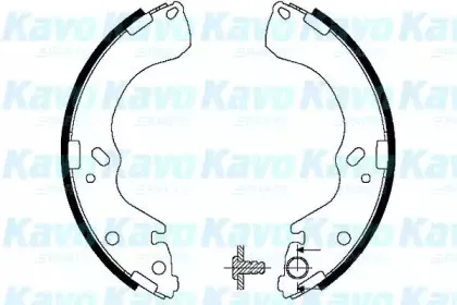 Комплект тормозных колодок KAVO PARTS купить