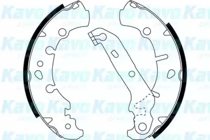 Комплект тормозных колодок KAVO PARTS купить