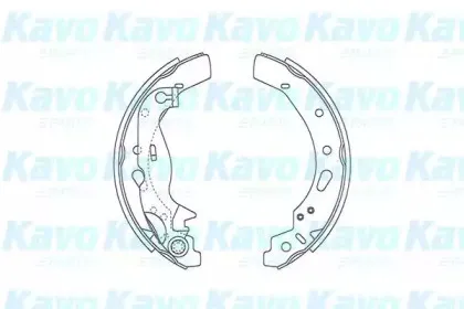 Комплект тормозных колодок KAVO PARTS купить