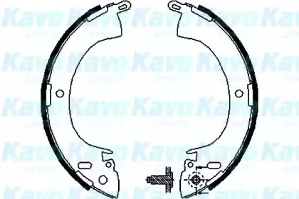 Комплект тормозных колодок KAVO PARTS купить