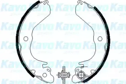 Комплект тормозных колодок KAVO PARTS купить