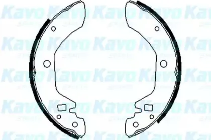 Комплект тормозных колодок KAVO PARTS купить