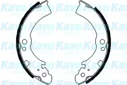 Комплект тормозных колодок KAVO PARTS купить