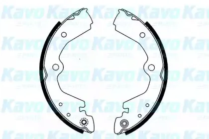 Комплект тормозных колодок KAVO PARTS купить