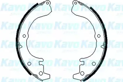 Комплект тормозных колодок KAVO PARTS купить