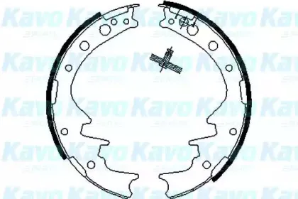 Комплект тормозных колодок KAVO PARTS купить