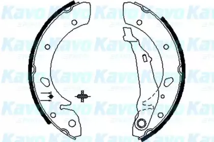 Комплект тормозных колодок KAVO PARTS купить