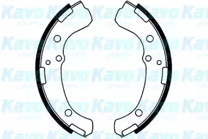 Комплект тормозных колодок KAVO PARTS купить