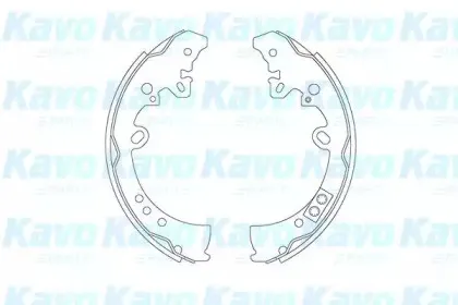 Комплект тормозных колодок KAVO PARTS купить