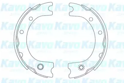 Комплект тормозных колодок KAVO PARTS купить