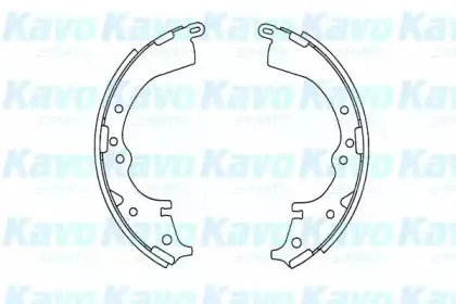Комплект тормозных колодок KAVO PARTS купить