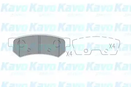 Комплект тормозных колодок, дисковый тормоз KAVO PARTS купить