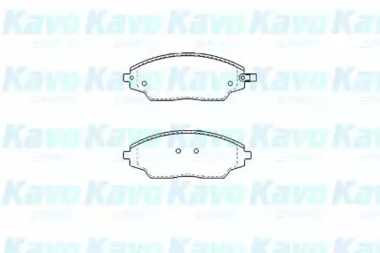 Комплект тормозных колодок, дисковый тормоз KAVO PARTS купить