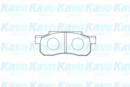 Комплект тормозных колодок, дисковый тормоз KAVO PARTS купить