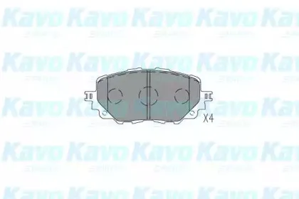 Комплект тормозных колодок, дисковый тормоз KAVO PARTS купить