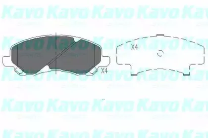 Комплект тормозных колодок, дисковый тормоз KAVO PARTS купить