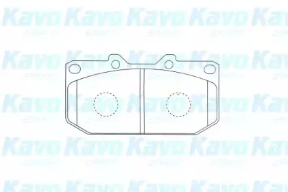 Комплект тормозных колодок, дисковый тормоз KAVO PARTS купить