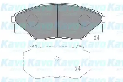 Комплект тормозных колодок, дисковый тормоз KAVO PARTS купить
