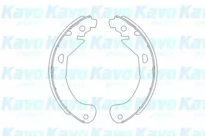 Комплект тормозных колодок KAVO PARTS купить