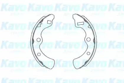 Комплект тормозных колодок KAVO PARTS купить