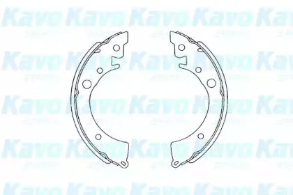 Комплект тормозных колодок KAVO PARTS купить