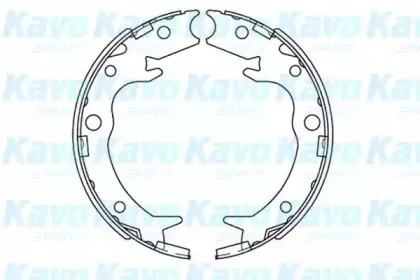 Комплект тормозных колодок KAVO PARTS купить