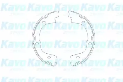 Комплект тормозных колодок KAVO PARTS купить