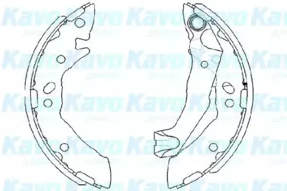 Комплект тормозных колодок KAVO PARTS купить