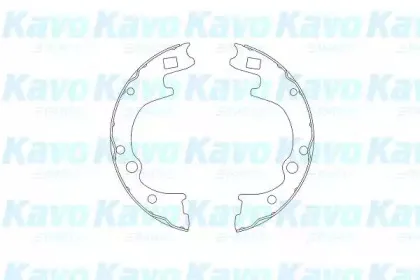 Комплект тормозных колодок KAVO PARTS купить
