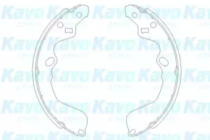 Комплект тормозных колодок KAVO PARTS купить