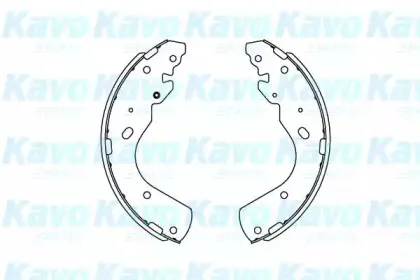 Комплект тормозных колодок KAVO PARTS купить