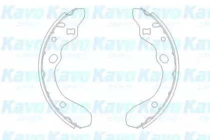 Комплект тормозных колодок KAVO PARTS купить