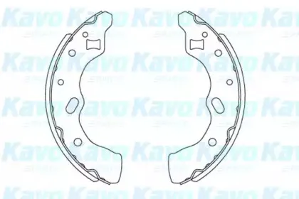 Комплект тормозных колодок KAVO PARTS купить