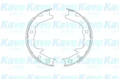 Комплект тормозных колодок KAVO PARTS купить