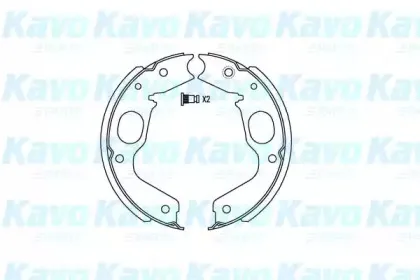 Комплект тормозных колодок KAVO PARTS купить