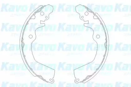 Комплект тормозных колодок KAVO PARTS купить