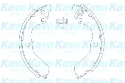 Комплект тормозных колодок KAVO PARTS купить