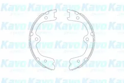 Комплект тормозных колодок KAVO PARTS купить