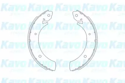 Комплект тормозных колодок KAVO PARTS купить