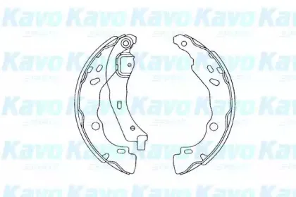 Комплект тормозных колодок KAVO PARTS купить