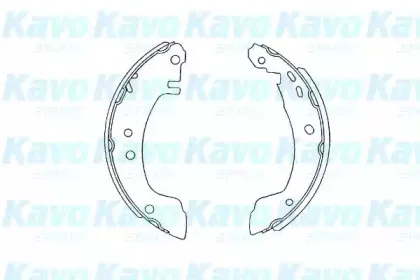 Комплект тормозных колодок KAVO PARTS купить