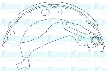 Комплект тормозных колодок KAVO PARTS купить