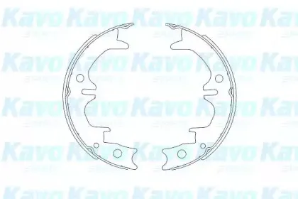 Комплект тормозных колодок KAVO PARTS купить