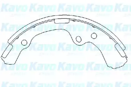 Комплект тормозных колодок KAVO PARTS купить