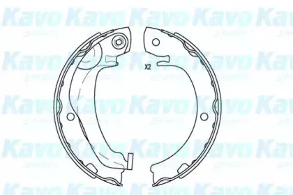 Комплект тормозных колодок KAVO PARTS купить