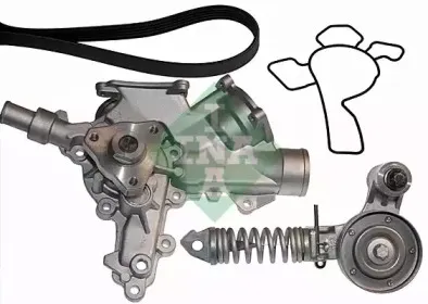 Водяной насос + комплект ручейковых ремней INA купить