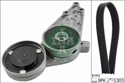 Роликовий модуль натягувача ременя (ролик, ремінь) INA купить